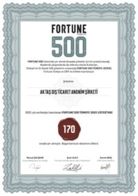 Ak-taş, solo 2021 finansal verileri ile Fortune 500 Türkiye Listesi’nde 170.